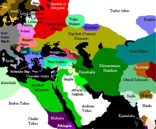 Cumans Map The Battle of Rozgony | Rozgony.com